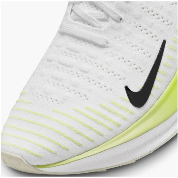 Nike InfinityRN 4 White/Yellow Volt Mens Marathon Running 2023 Shoes NEW main image 5